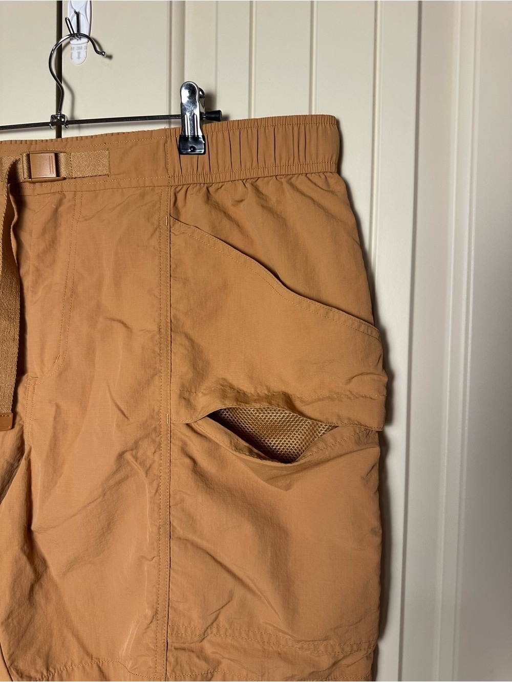 Eddie Bauer Men's Ripstop Tech Pull-On Shorts Brown Sugar Khaki XL UPF Ripstop - Picture 5 of 10